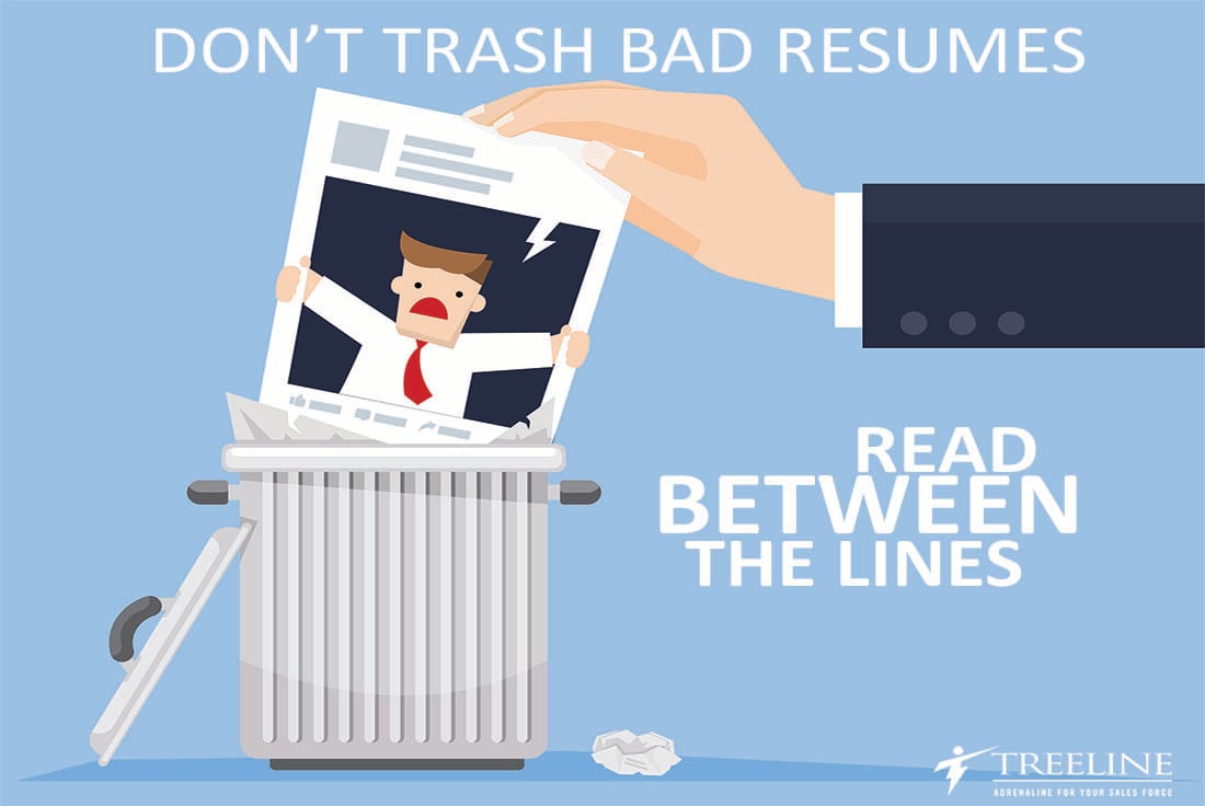 Don't Trash Bad Resumes Right Away Blog Image