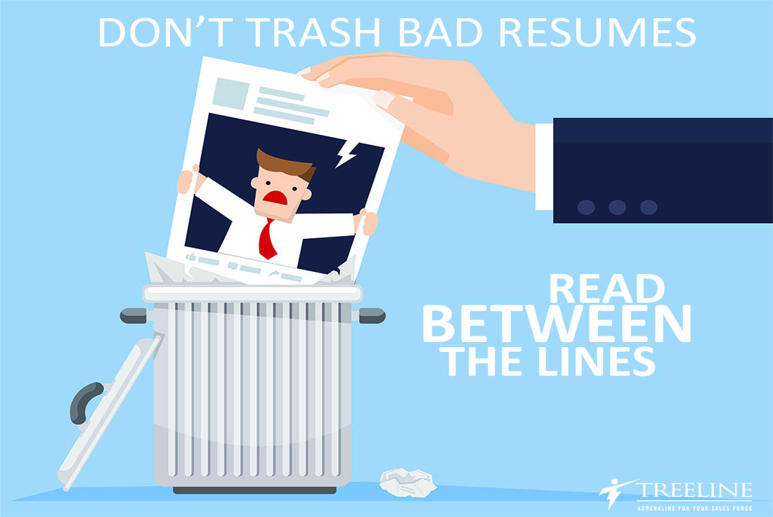 Don't Trash Bad Resumes Right Away Blog Image