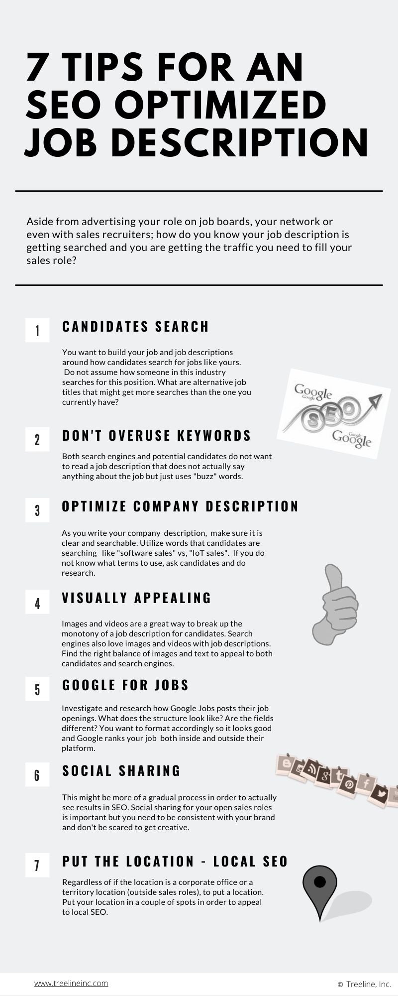 Is My Job Description Seo Optimized Treeline Inc Sales Recruiting