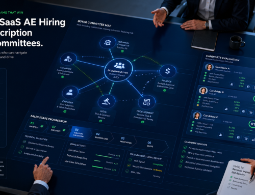 How Remote SaaS Account Executive Sales Recruiting Helps SaaS Employers Hire AEs for Multi-Stakeholder Subscription Sales