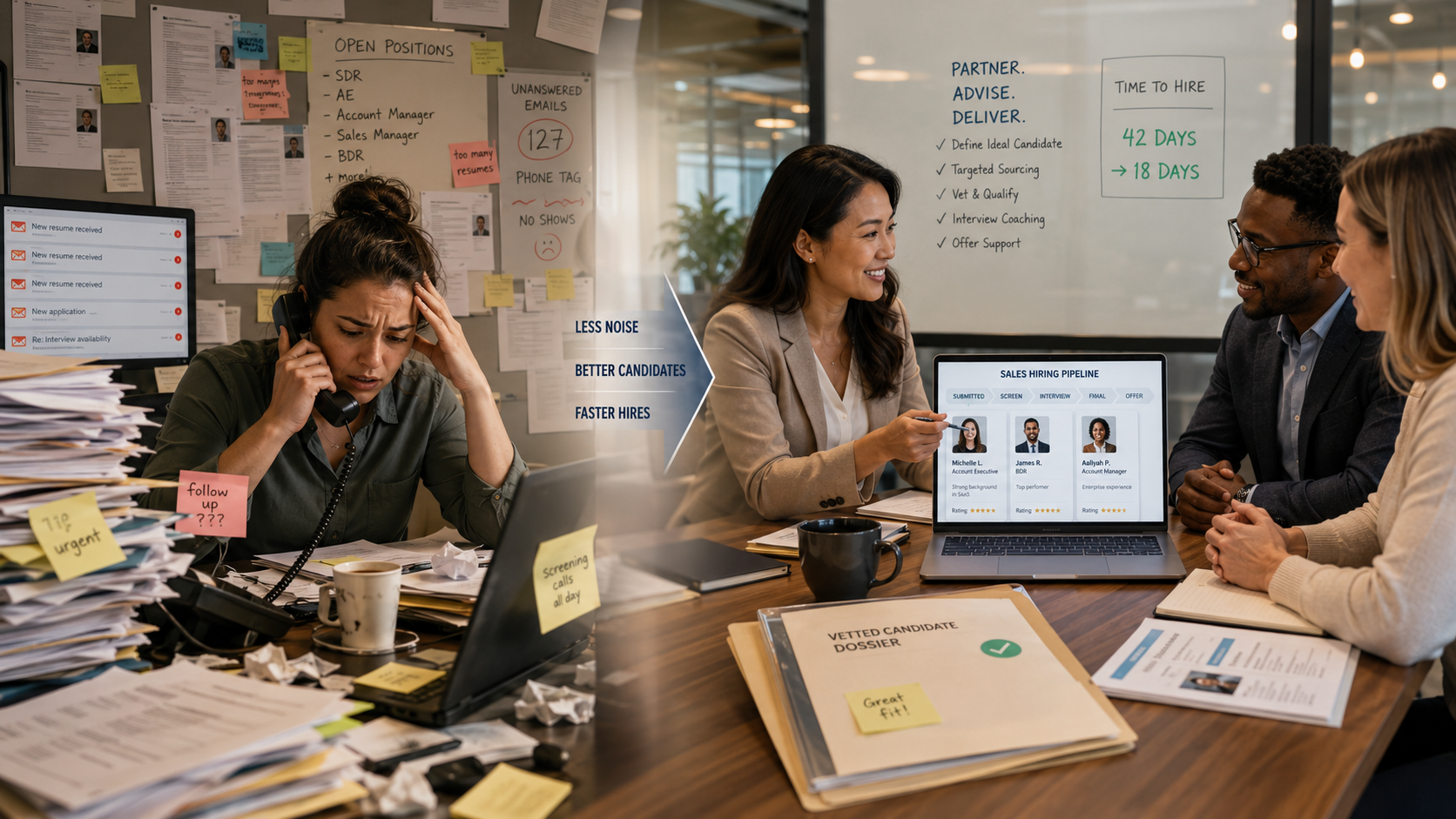 How a Contingency Recruiting Agency Streamlines Sales Hiring Processes